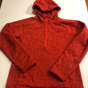 North Face 1/4 zip hoodie